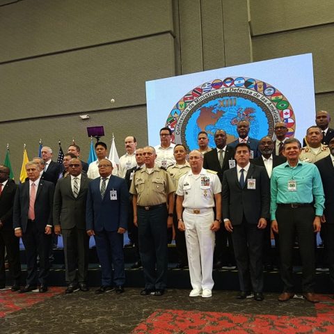 Minister Dames with the other 33 Member States including the United States, Canada and Mexico which make up the Conference of Defense Ministers of The Americas.