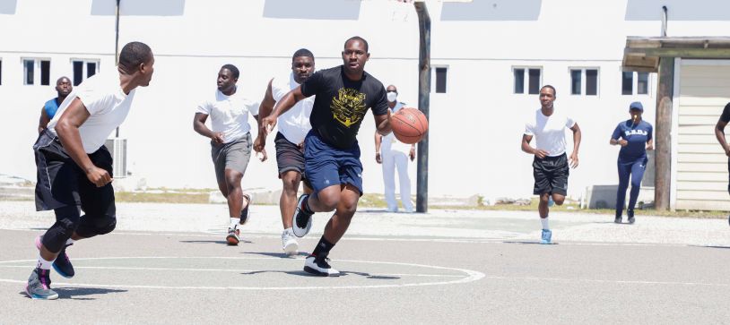 RBDF continues Health and Fitness Month with Basketball Competition