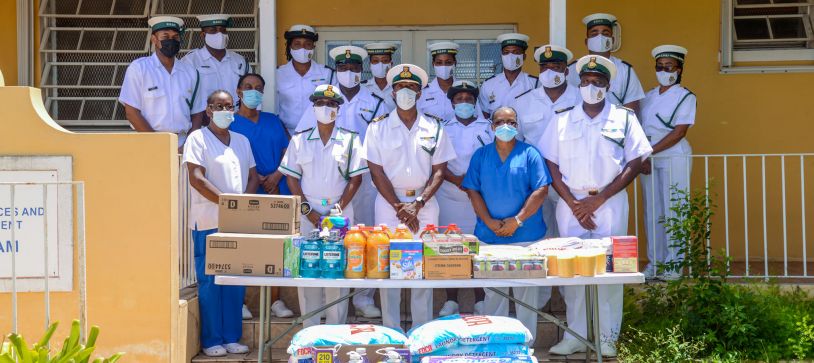 RBDF Supply Department gives Back to Community
