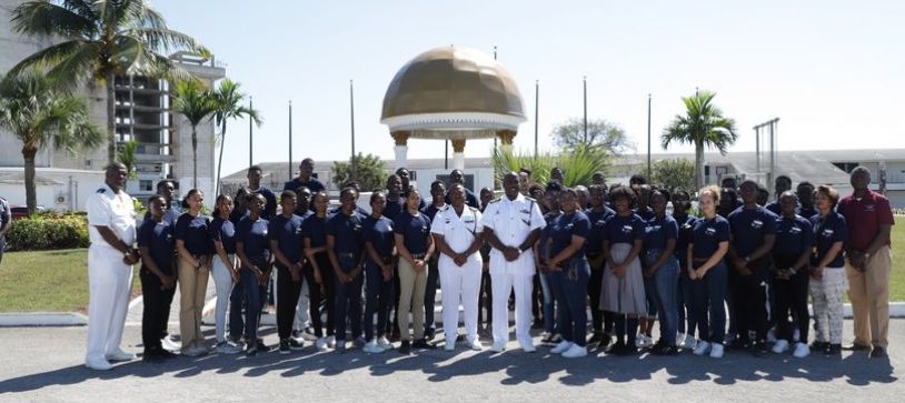 Bahamas Maritime Cadet Corps Visit Coral Harbour Base