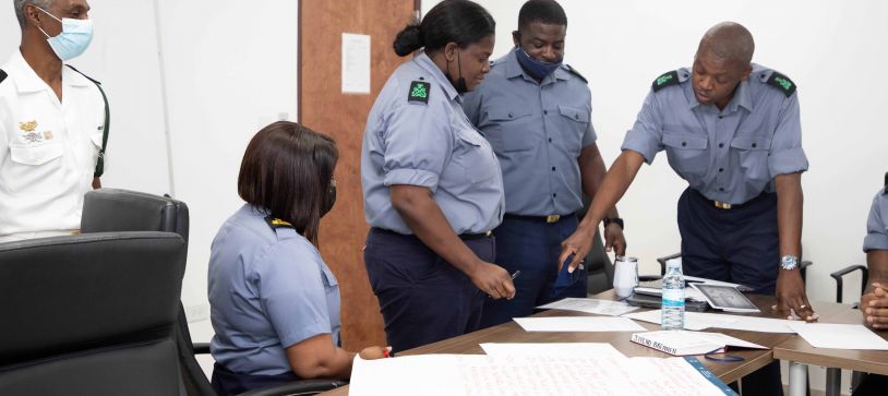 RBDF Personnel complete Crisis and Disaster Risk Management Course