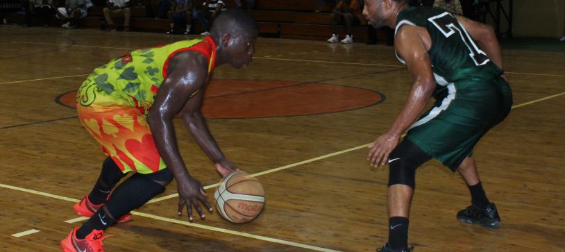 Defence Force Basketball Team Comes up Short in Playoffs Coral Harbour Base