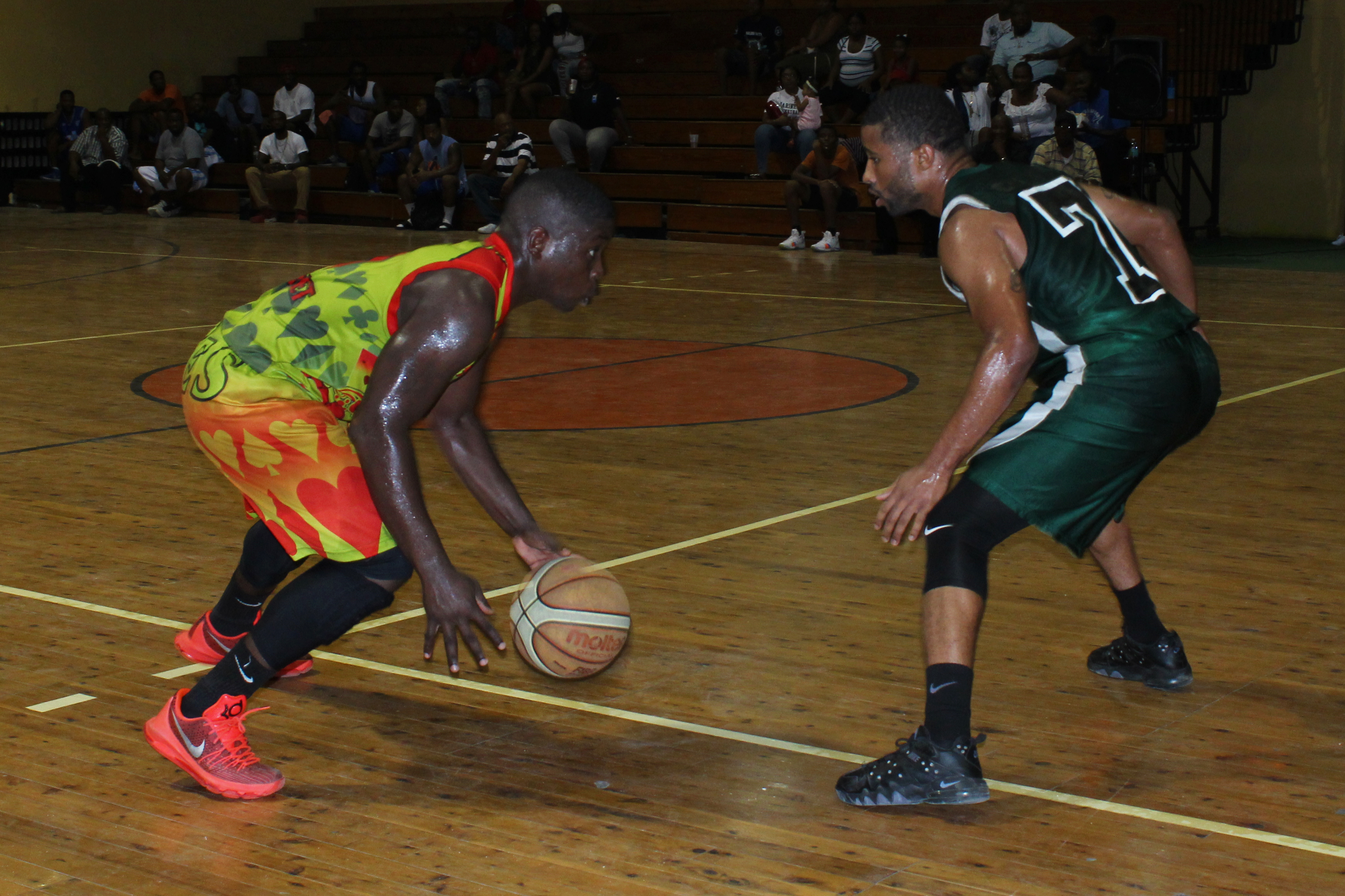 Defence Force Basketball Team Comes up Short in Playoffs Coral Harbour Base