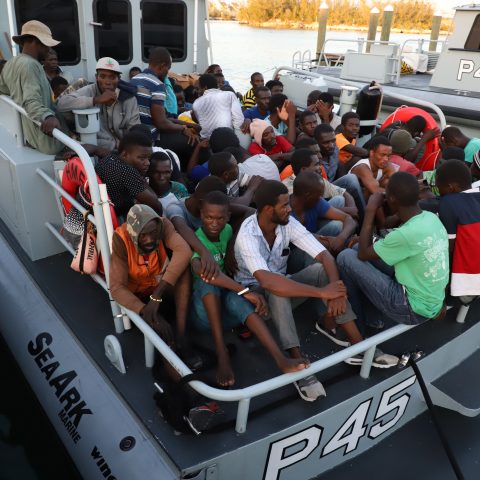 Illegal Migrants Transported To Defence Force Coral Harbour Base