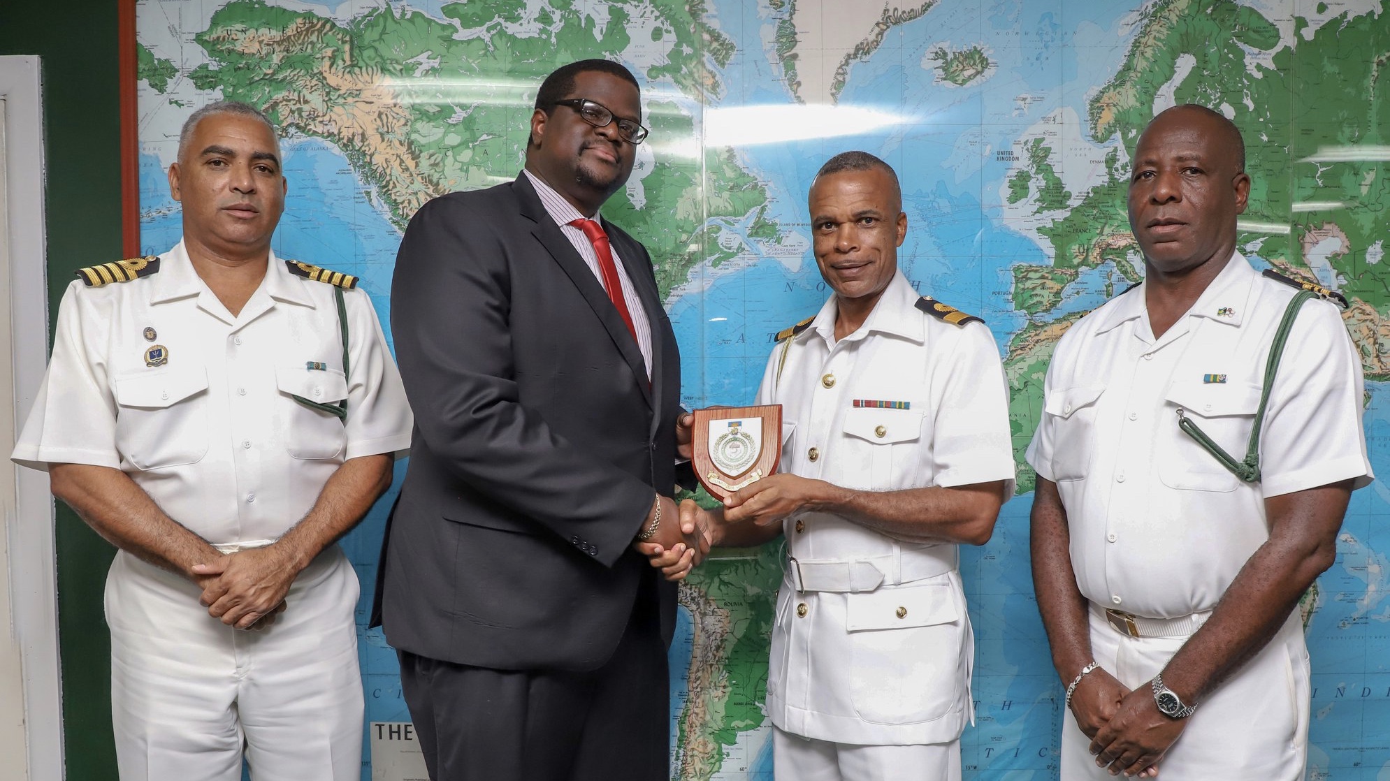 PRESIDENT OF THE BAHAMAS BAR ASSOCIATION PAYS A COURTESY CALL ON COMMANDER DEFENCE FORCE