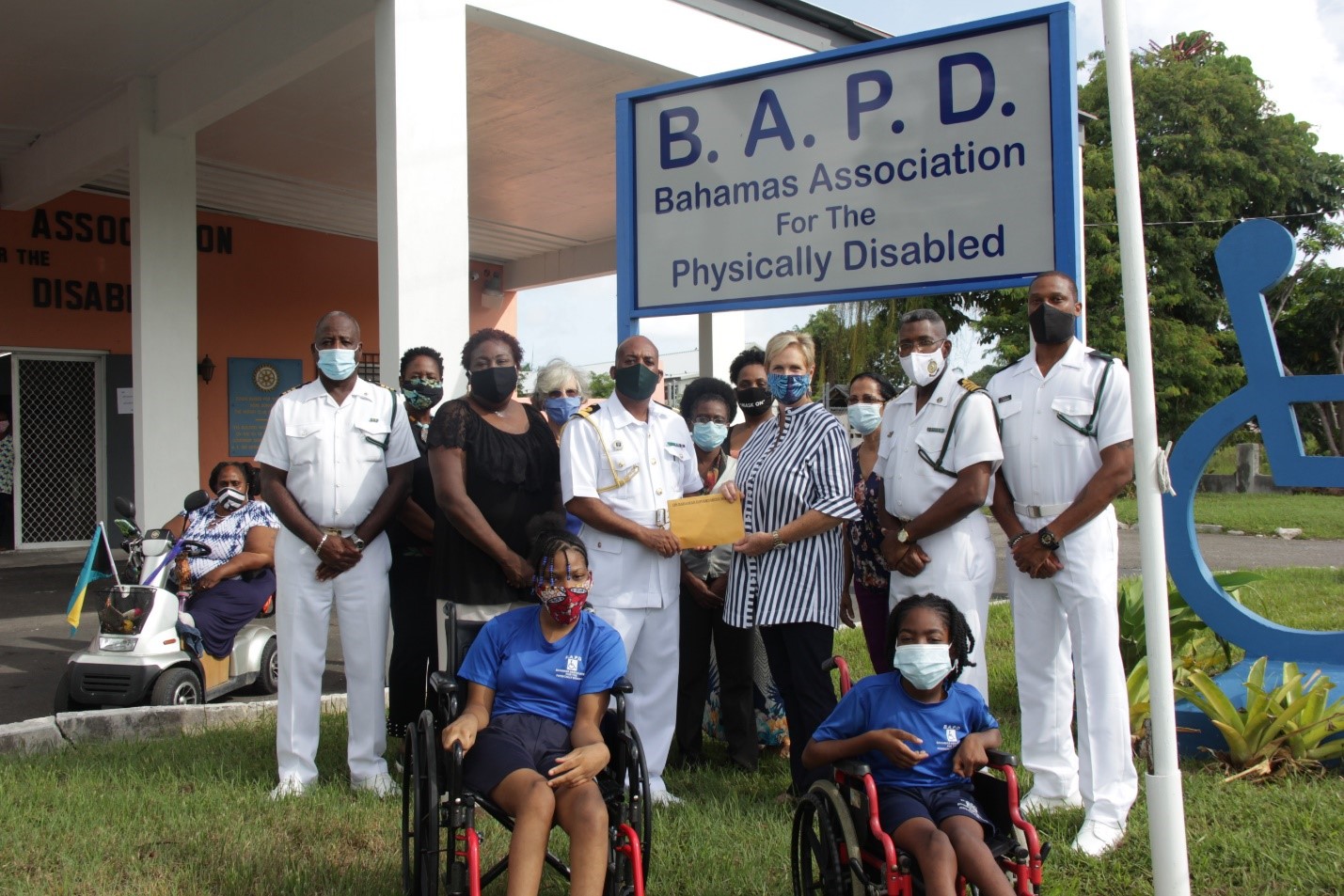 RBDF Art Auction gifts Bahamas Association for the Physically Disabled