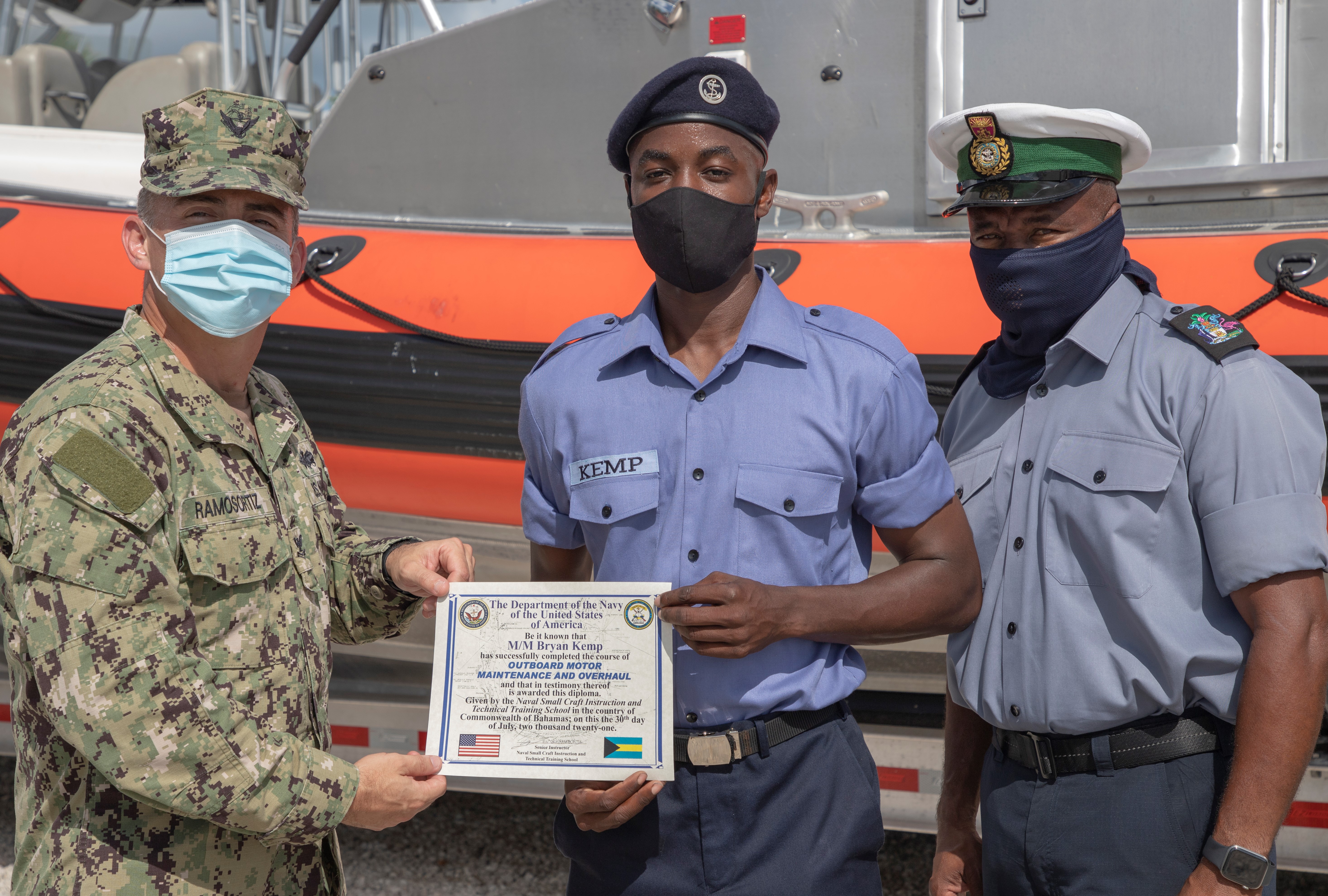RBDF Personnel receive Mechanical Training